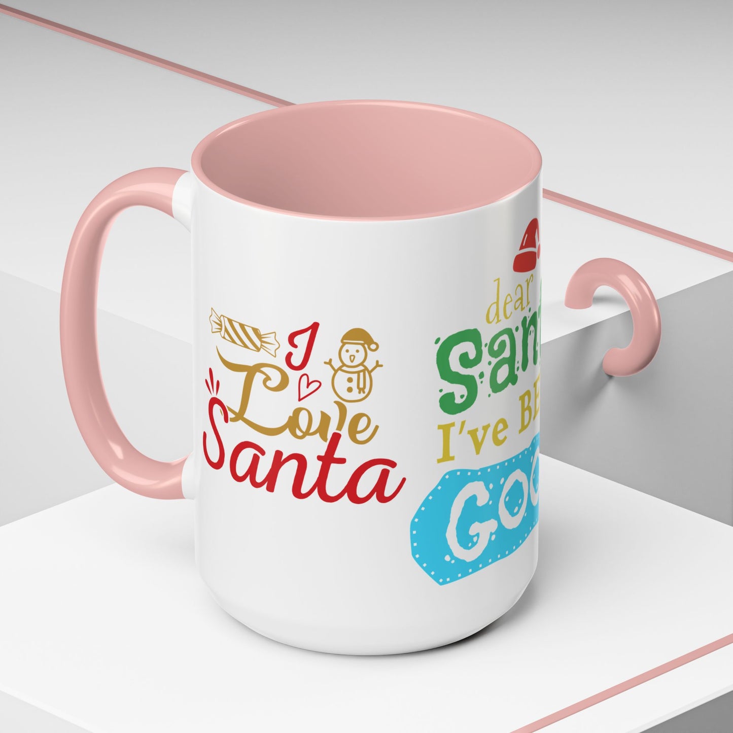 Dear Santa, I've Been Good - Accent Coffee Mug (11, 15oz)