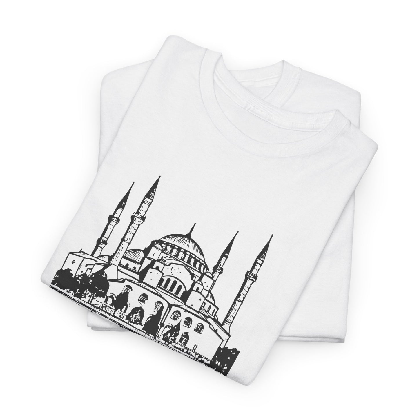 Istanbul Unisex Heavy Cotton Tee - Travel Inspired Apparel - 12007