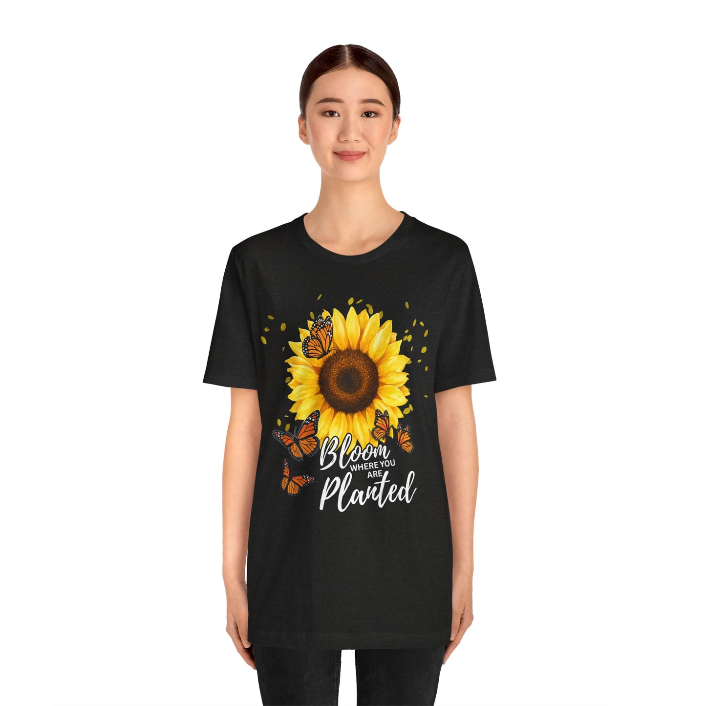 Sunflower Bloom Where You Are Planted Tee - 14920