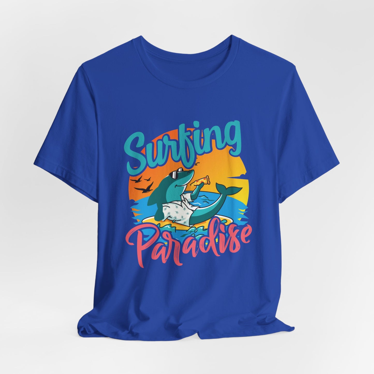 Surfing Paradise - Unisex Jersey Short Sleeve Tee - 13092