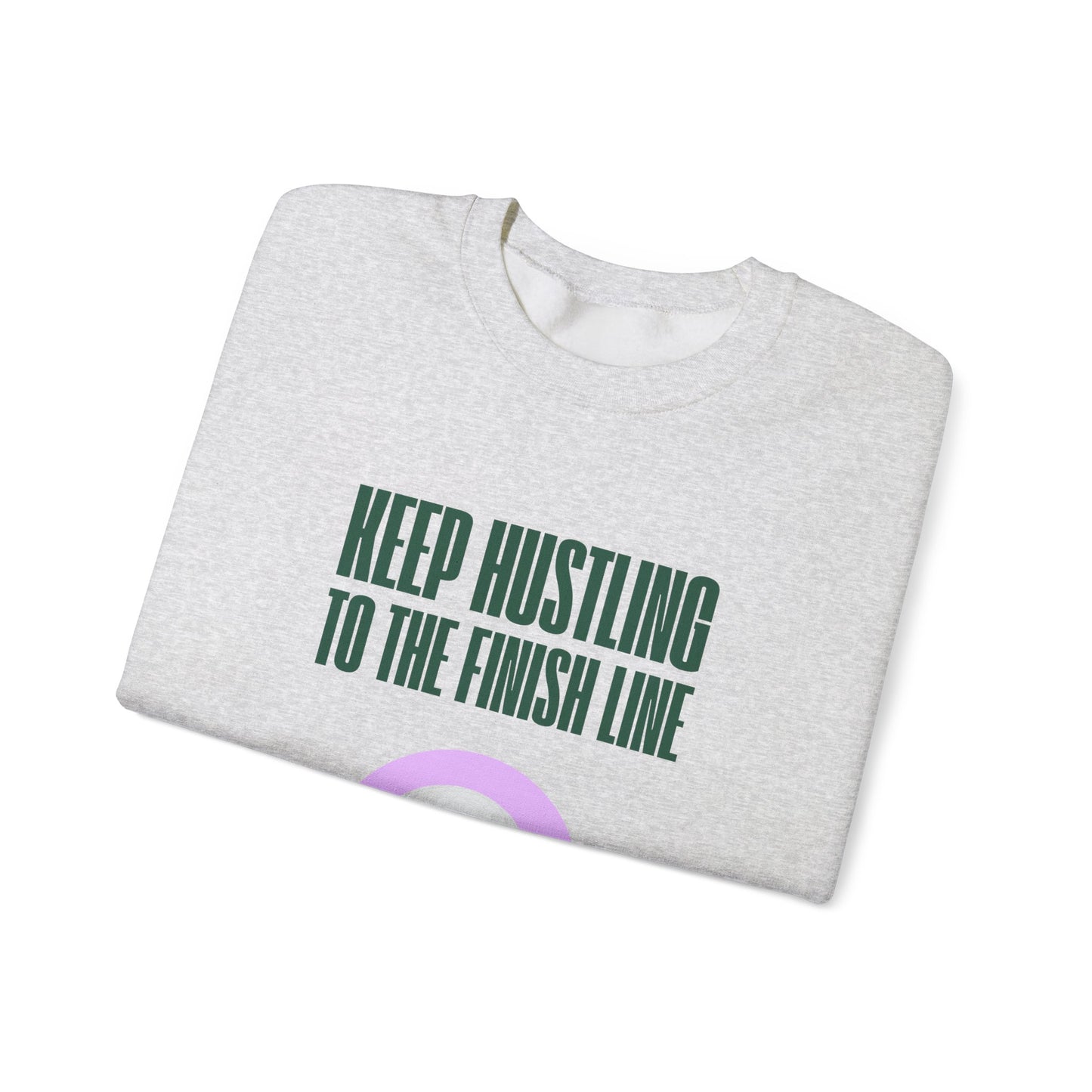 Golf, Keep Hustling to The Finish Line - Unisex Heavy Blend™ Crewneck Sweatshirt - 10580