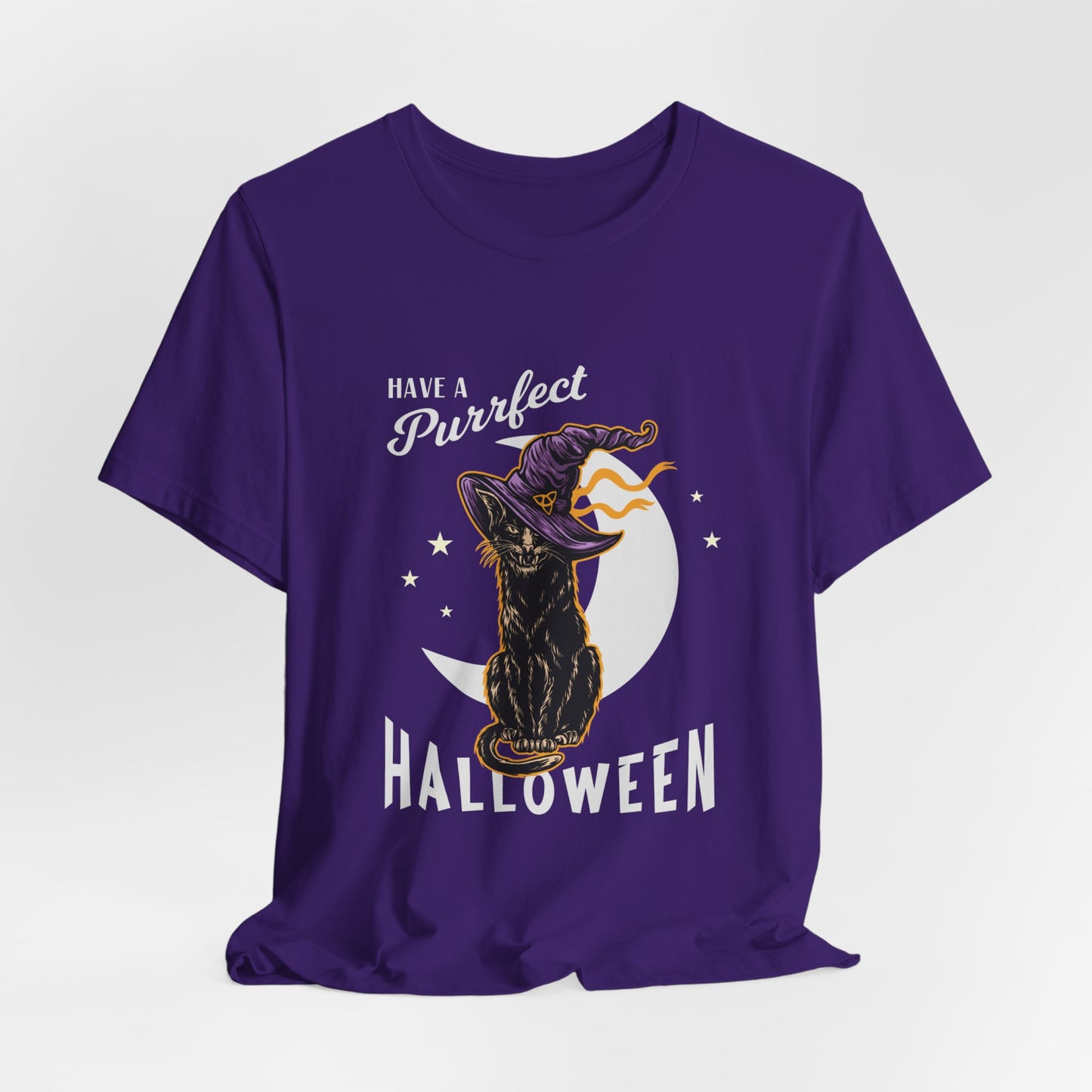 Have A Purfect Halloween - Unisex Jersey Short Sleeve Tee