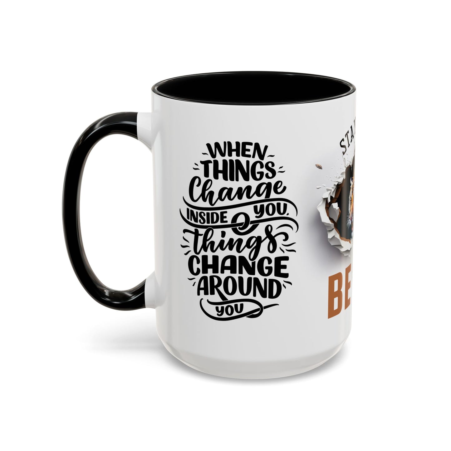 Stay Wild, Be Free - Accent Coffee Mug (11, 15oz)