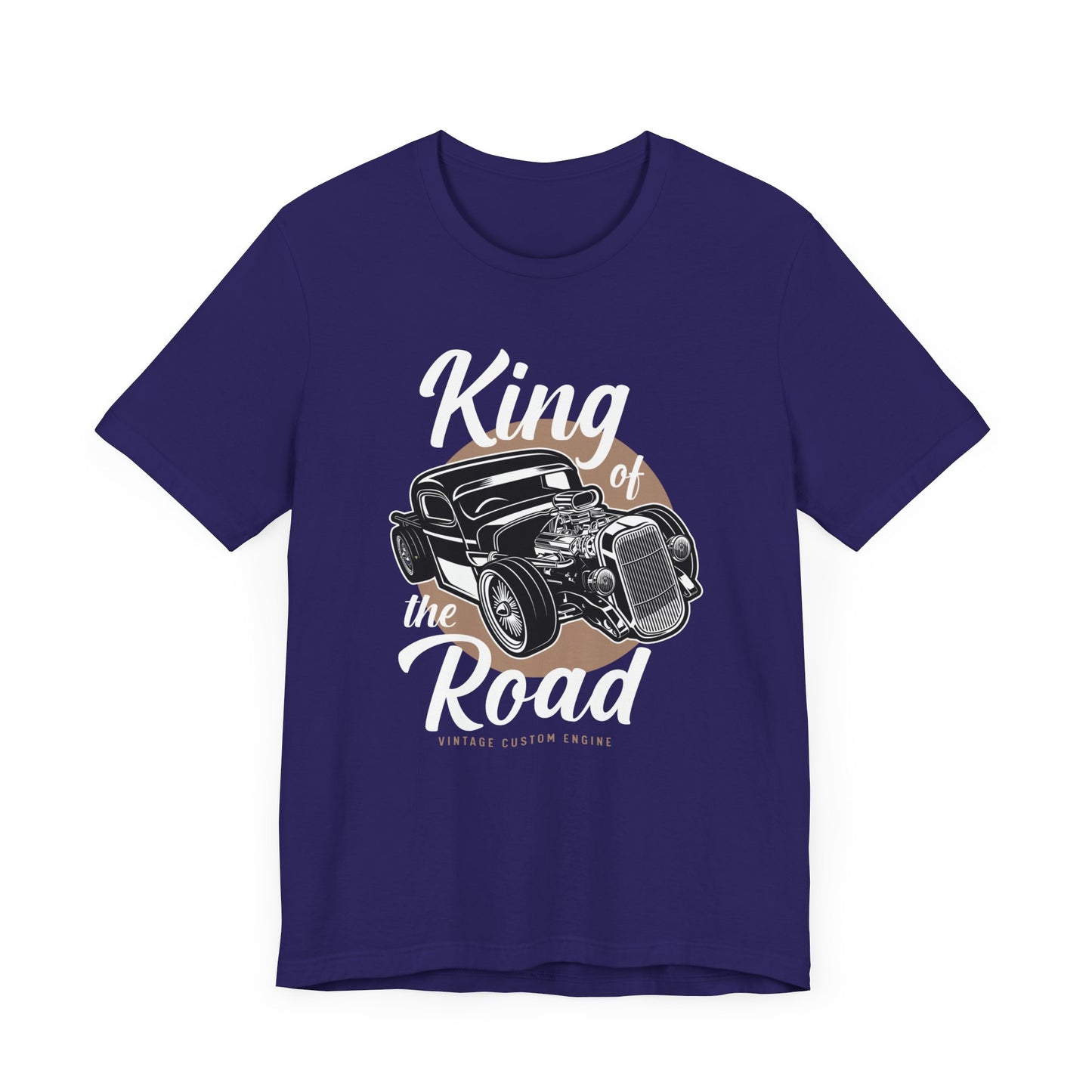 King of the Road, Vintage Custom Engine - Unisex Jersey Short Sleeve Tee