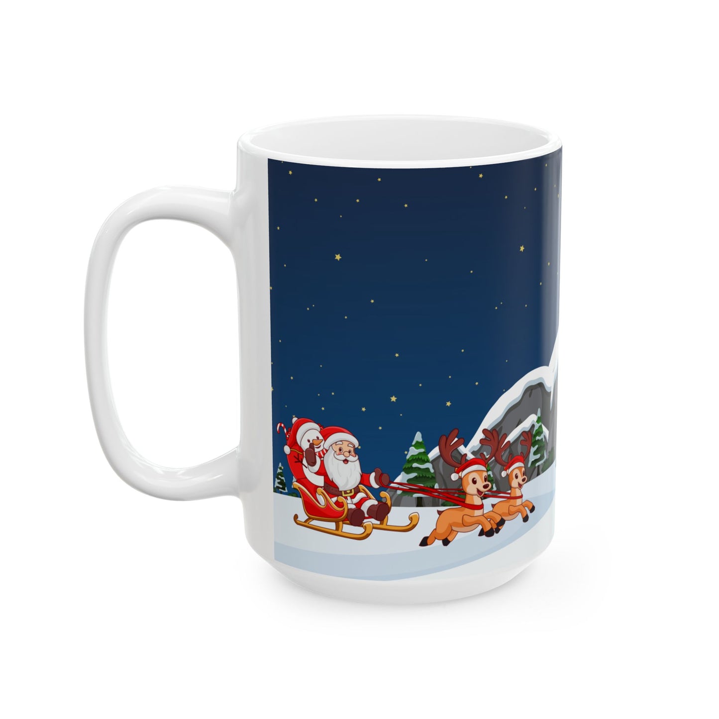 Santa's Arrival - Ceramic Mug, (11oz, 15oz) - 10451