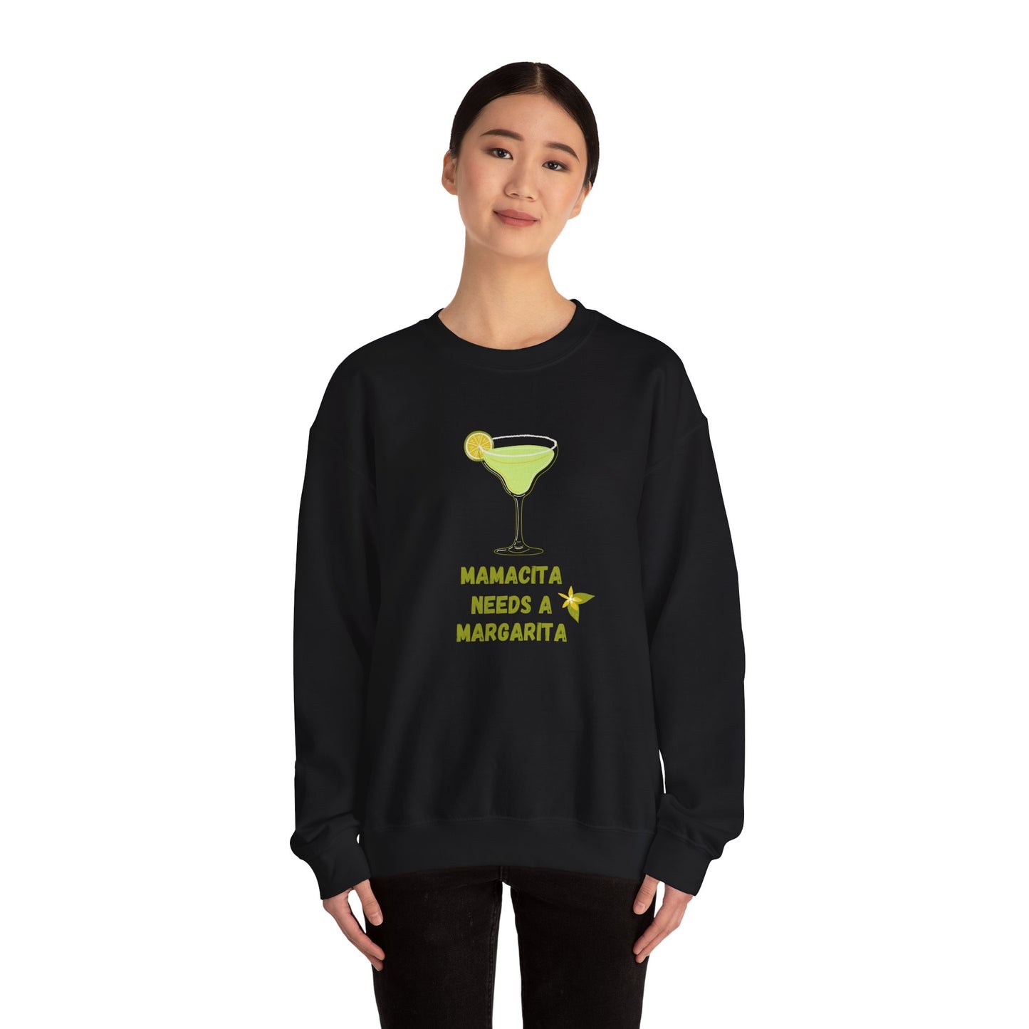 Mamacita Needs a Margarita Sweatshirt | Unisex Heavy Blend™ Crewneck - 11891