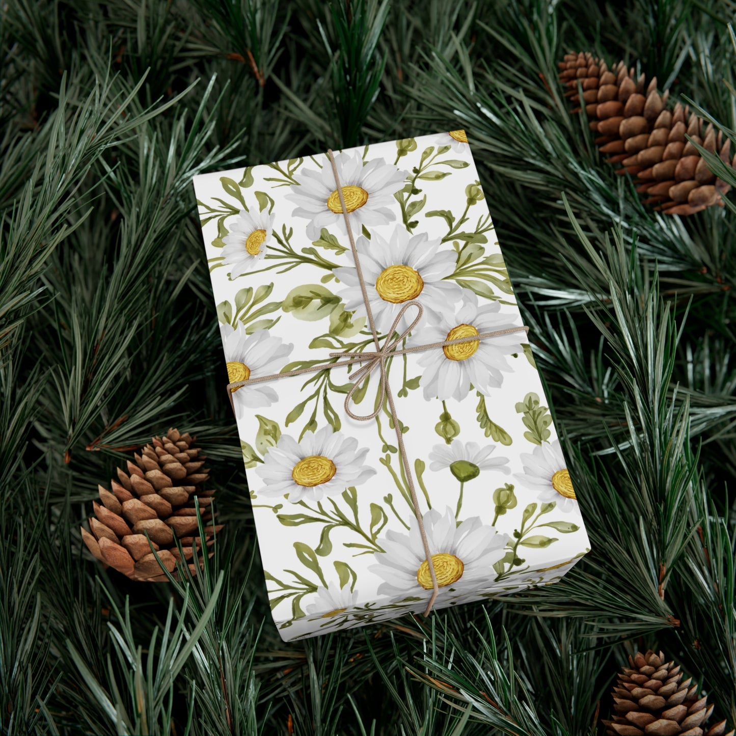 White Flowers - Gift Wrap Papers - 10252