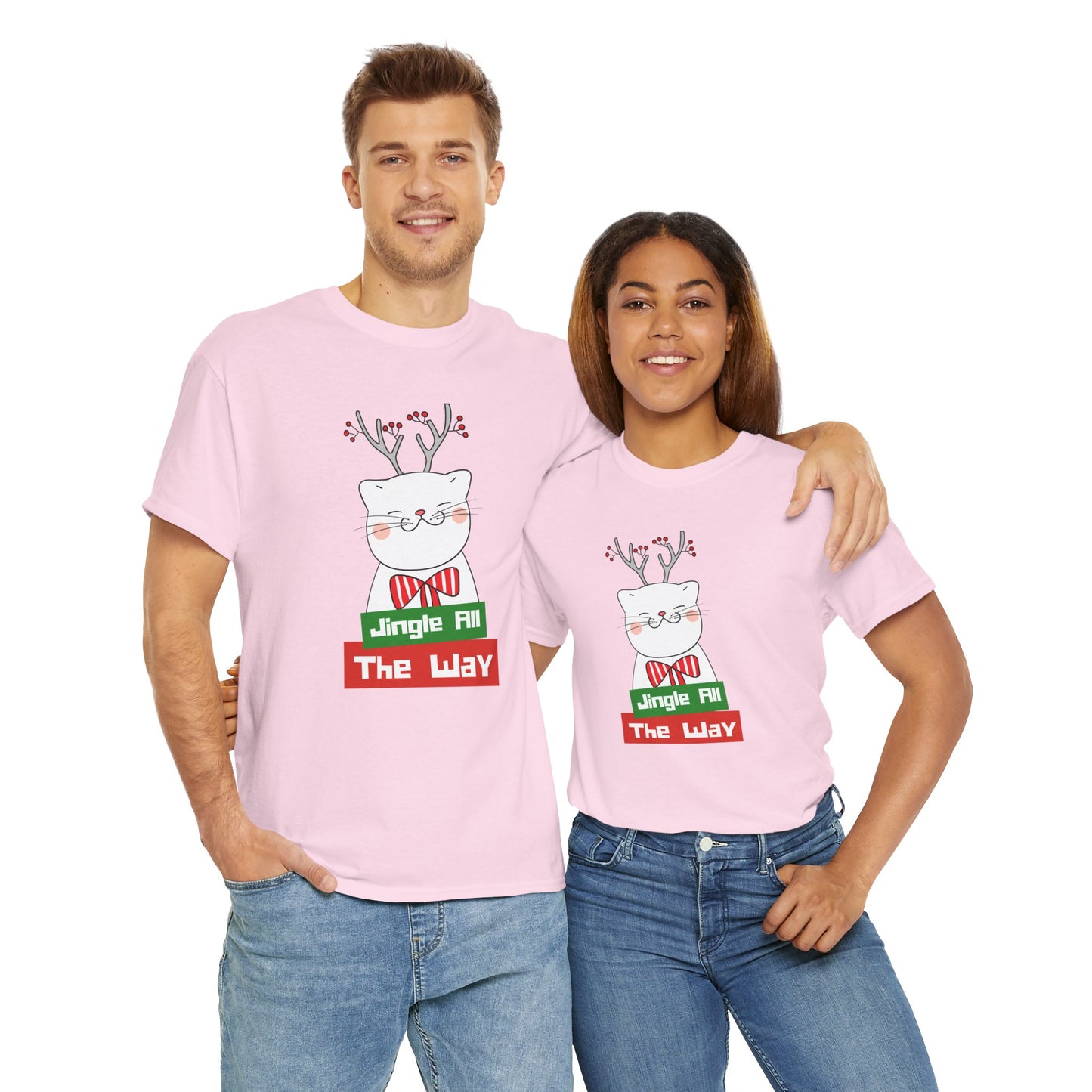 Jingle All the Way - Unisex Heavy Cotton Tee