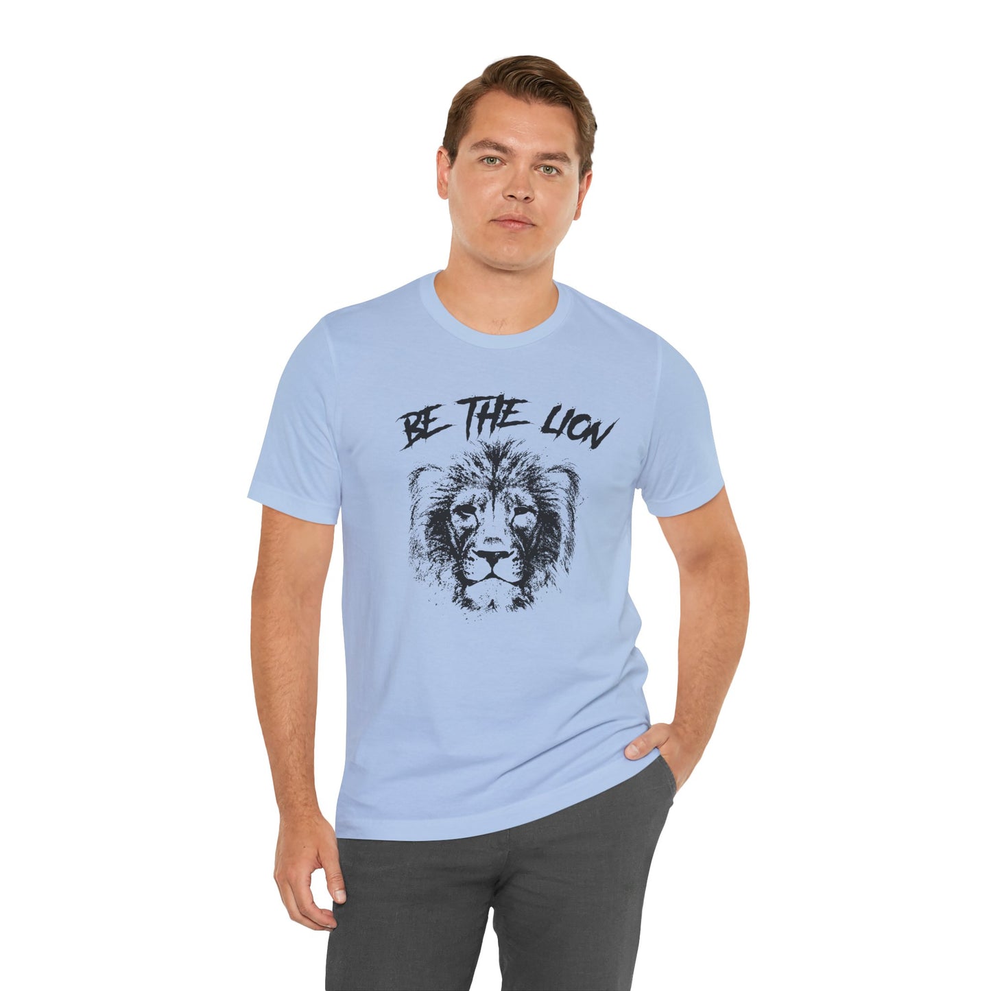 Gym: Be The Lion - Unisex Jersey Short Sleeve Tee