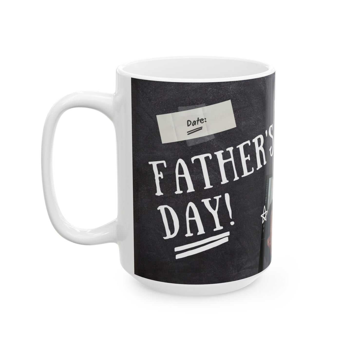 Personalized Ceramic Mug, Customizable Coffee Cup, Perfect Gift for Birthdays, Father's Day - 14068