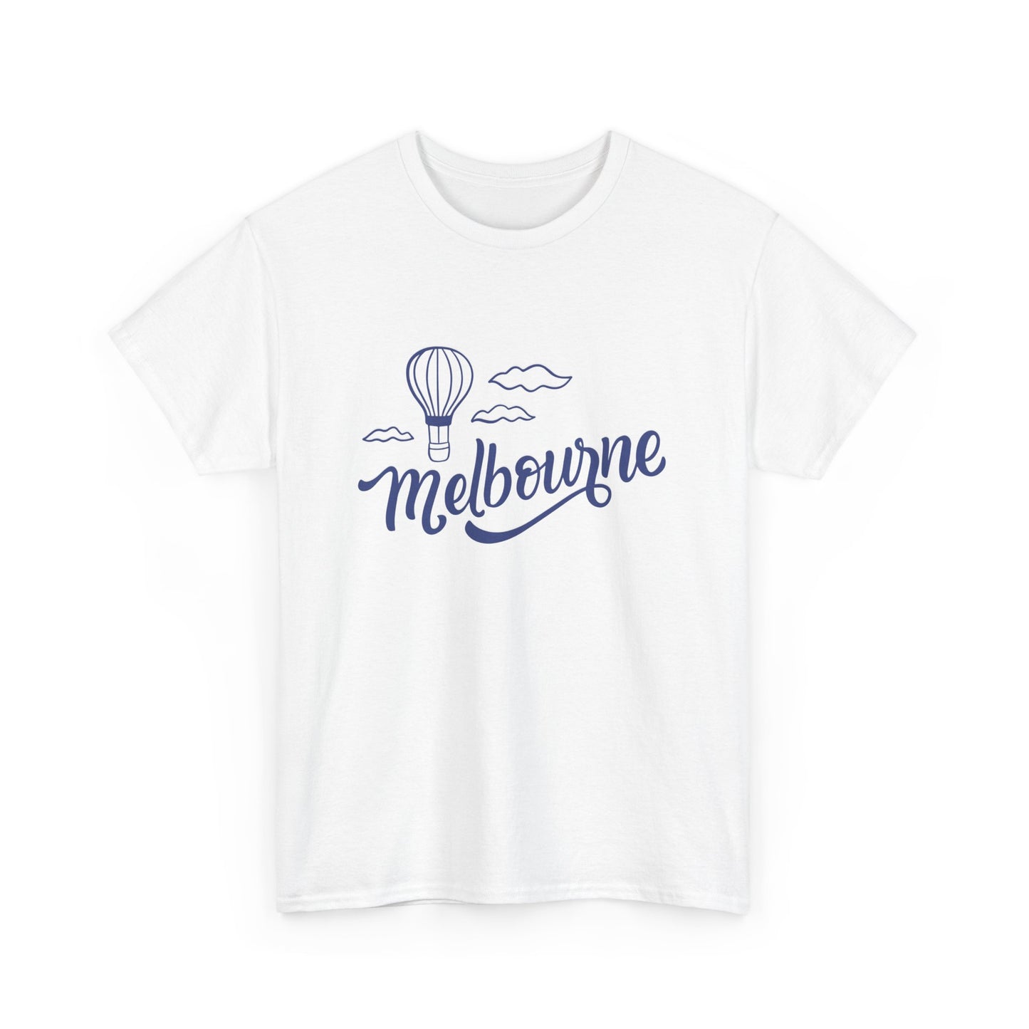 Melbourne Hot Air Balloon Unisex Heavy Cotton Tee - 12142
