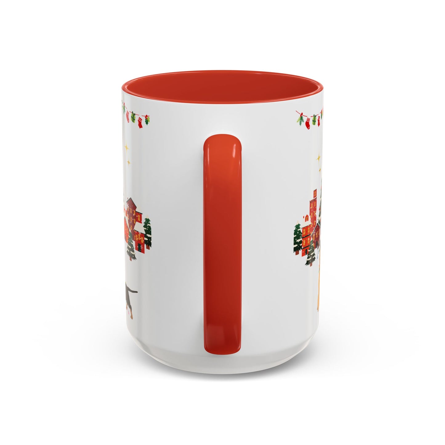 Christmas House - Accent Coffee Mug (11, 15oz)