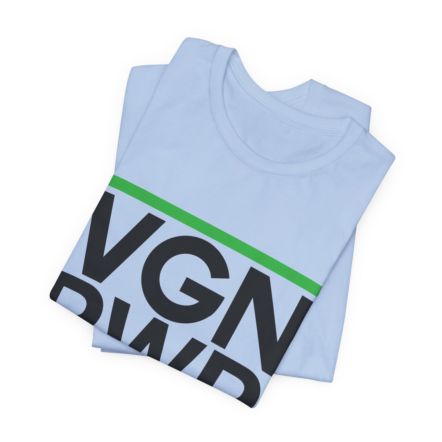 Vegan: VGN PWR - Unisex Jersey Short Sleeve Tee