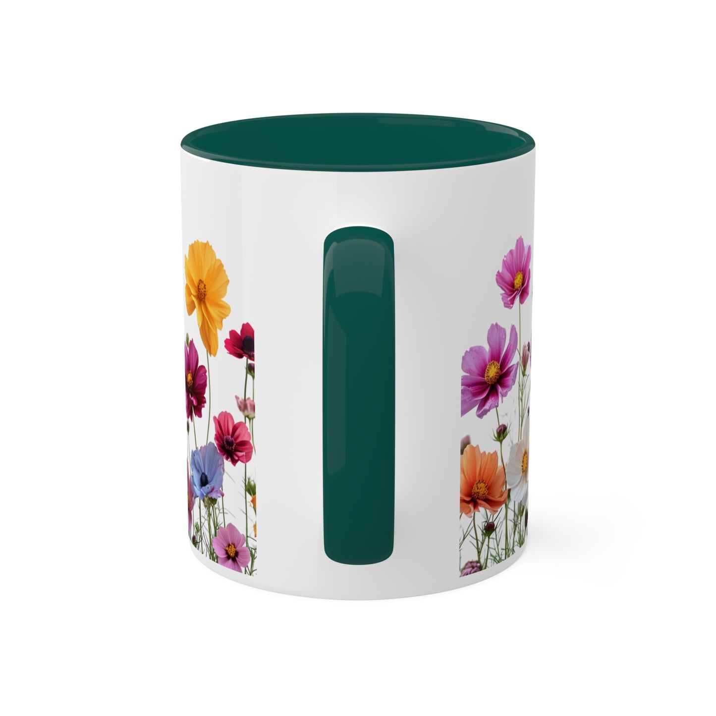 Bright Flowers - Colorful Mugs, 11oz