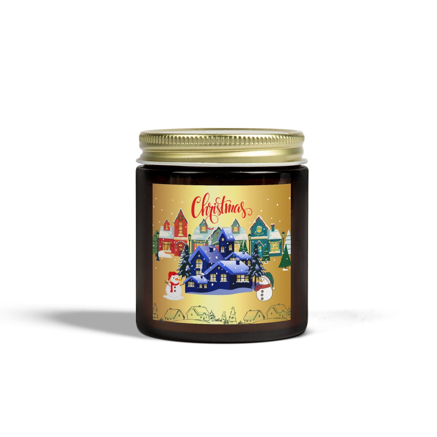 Christmas House - Scented Candles, Coconut Apricot Wax (4oz, 9oz)