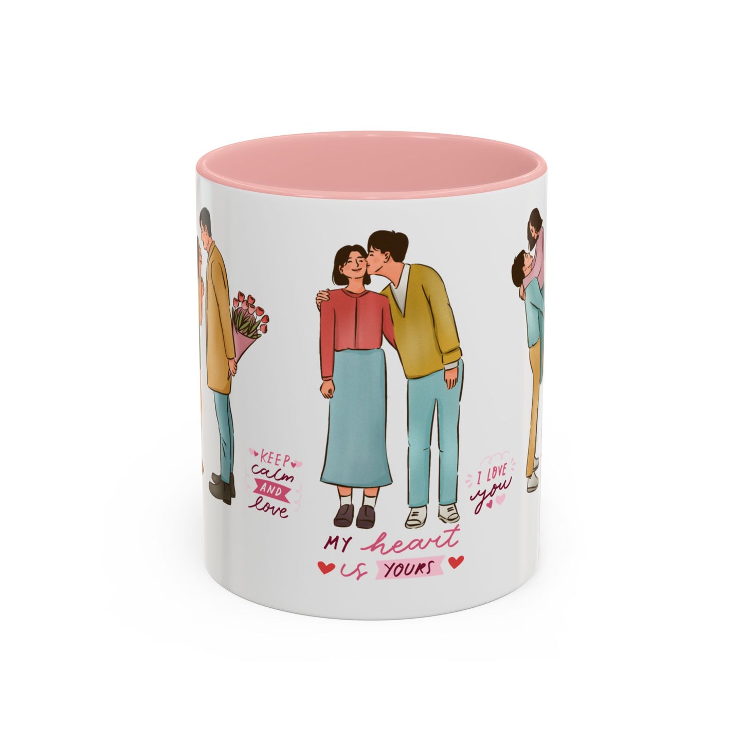 My Heart is Yours - Accent Coffee Mug (11, 15oz) - 11576