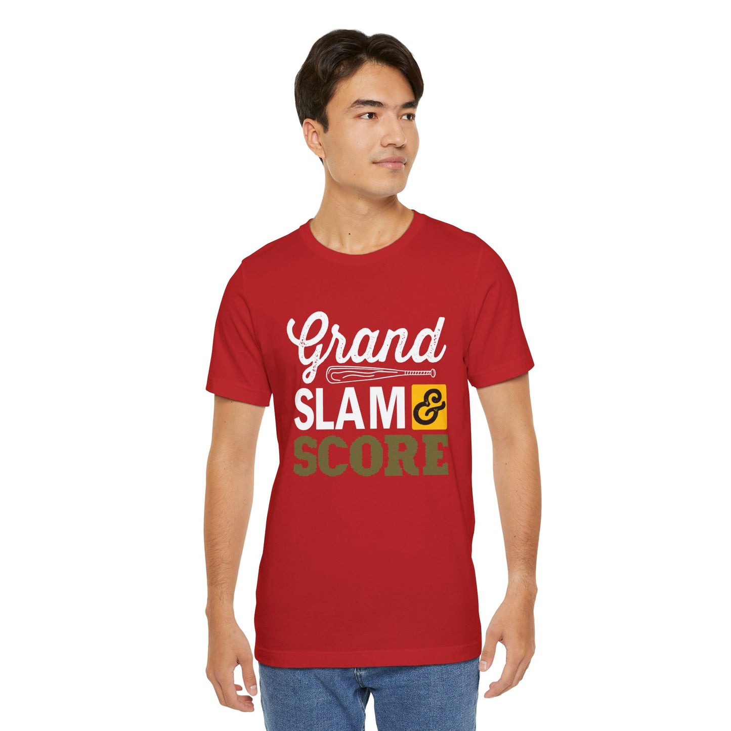 Baseball: Grand Slam & Score - Unisex Jersey Short Sleeve Tee