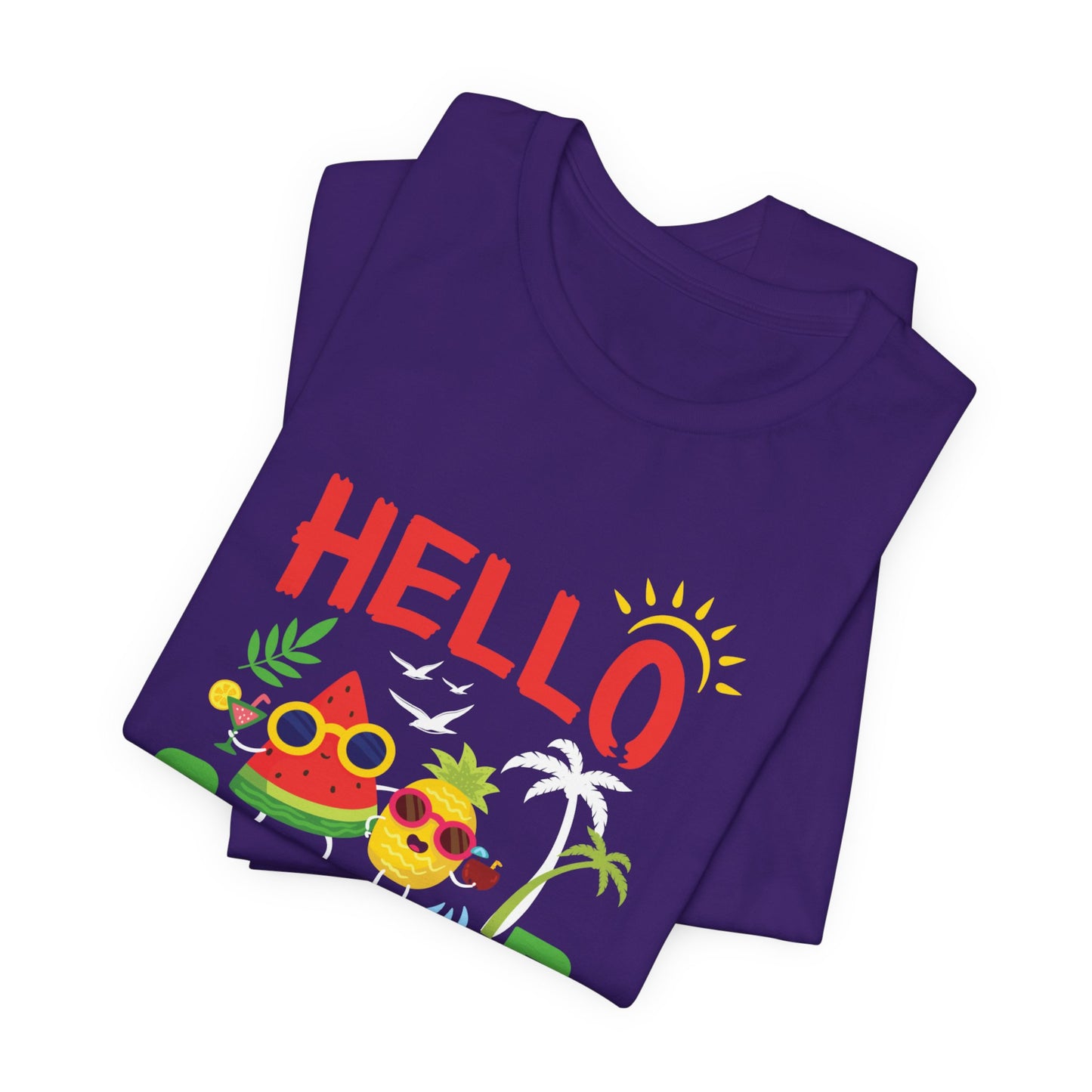 Hello Summer - Unisex Jersey Short Sleeve Tee - 13096