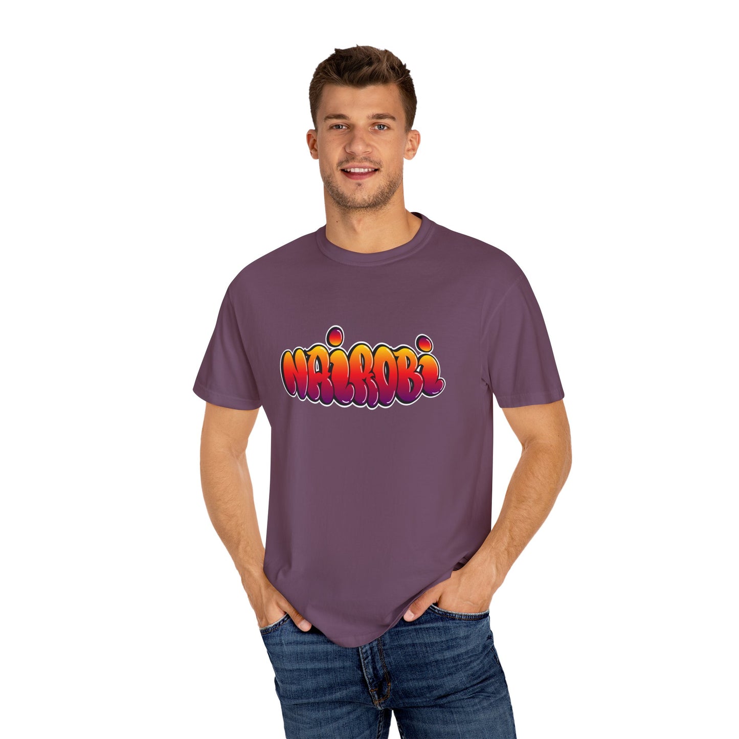 Nairobi Graphic T-Shirt - Unisex Garment-Dyed Tee - 12181