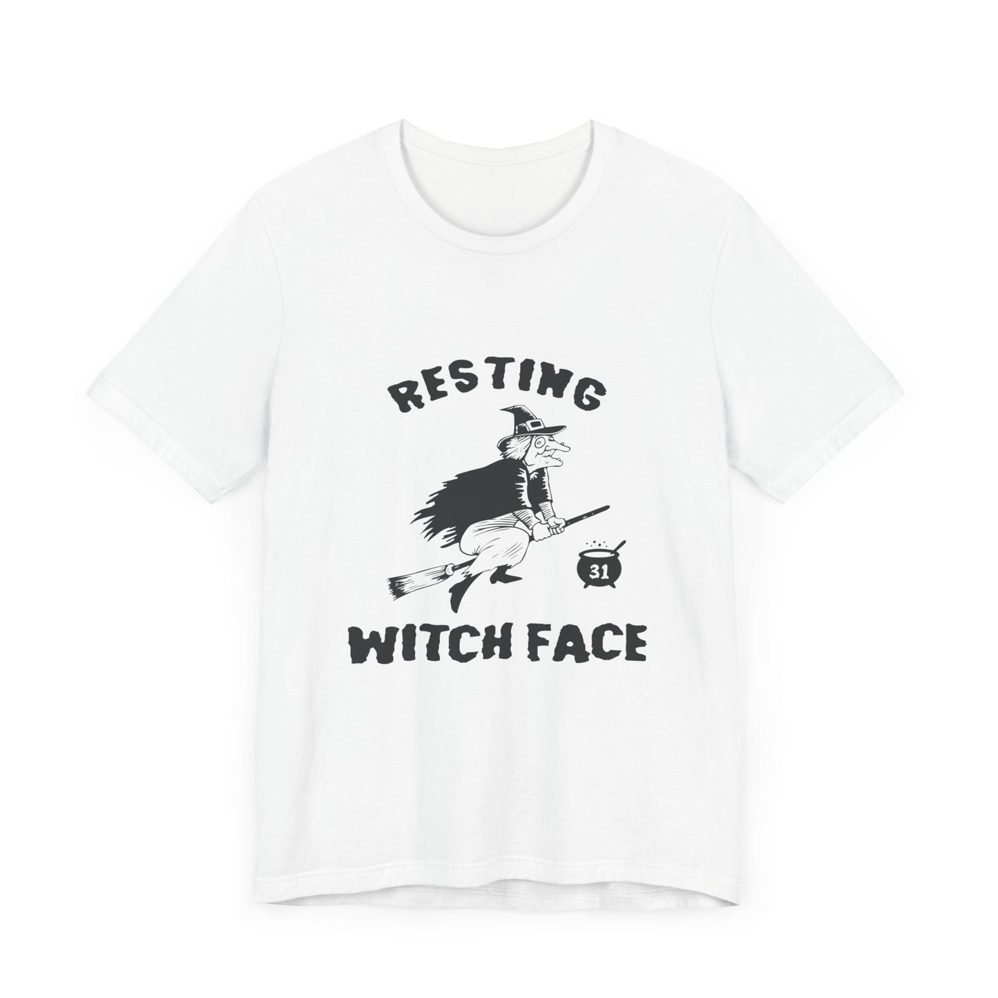 Halloween: Resting Witch Face - Unisex Jersey Short Sleeve Tee