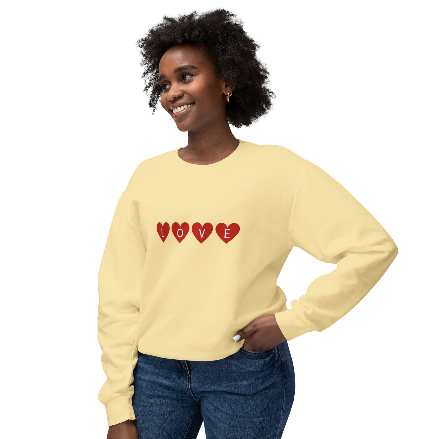 Love - Unisex Lightweight Crewneck Sweatshirt - 10953