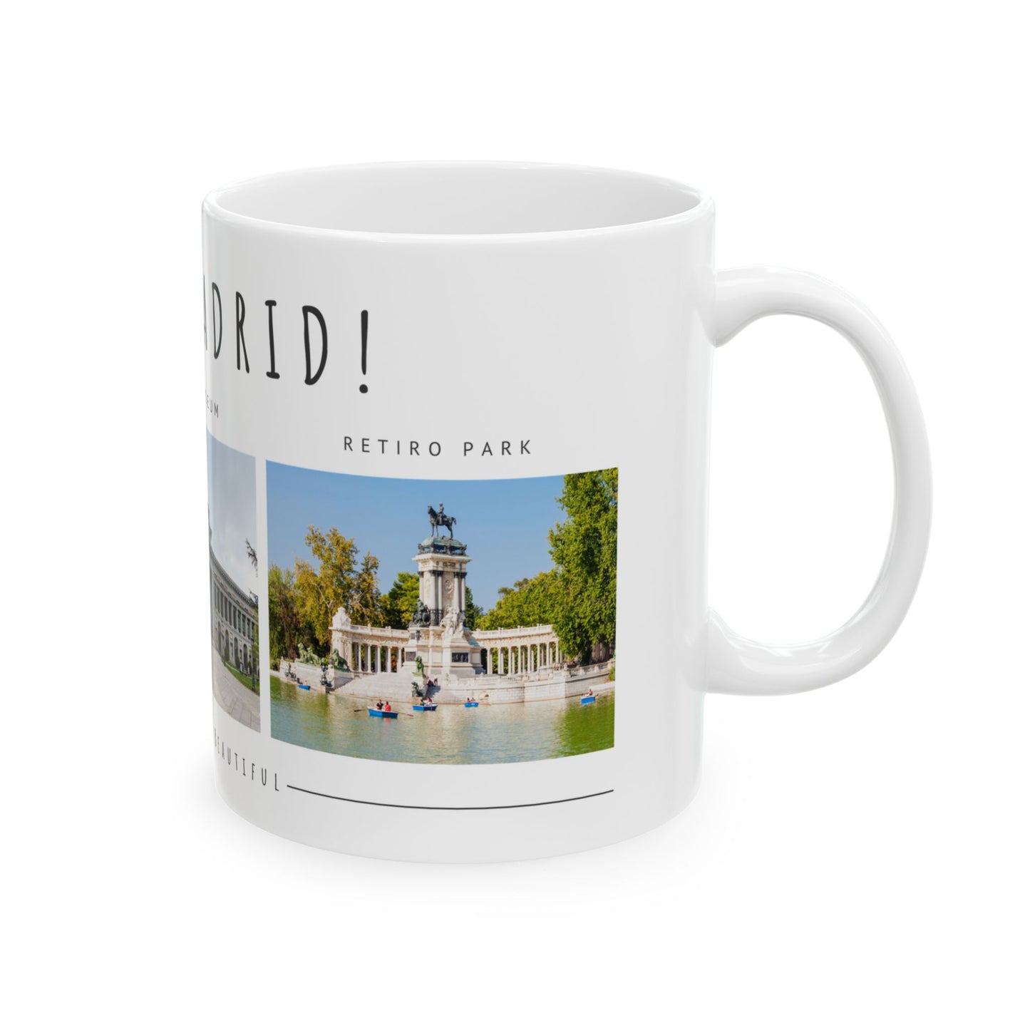 Hello Madrid Ceramic Mug - 11oz & 15oz - Perfect for Travel Lovers - 12027