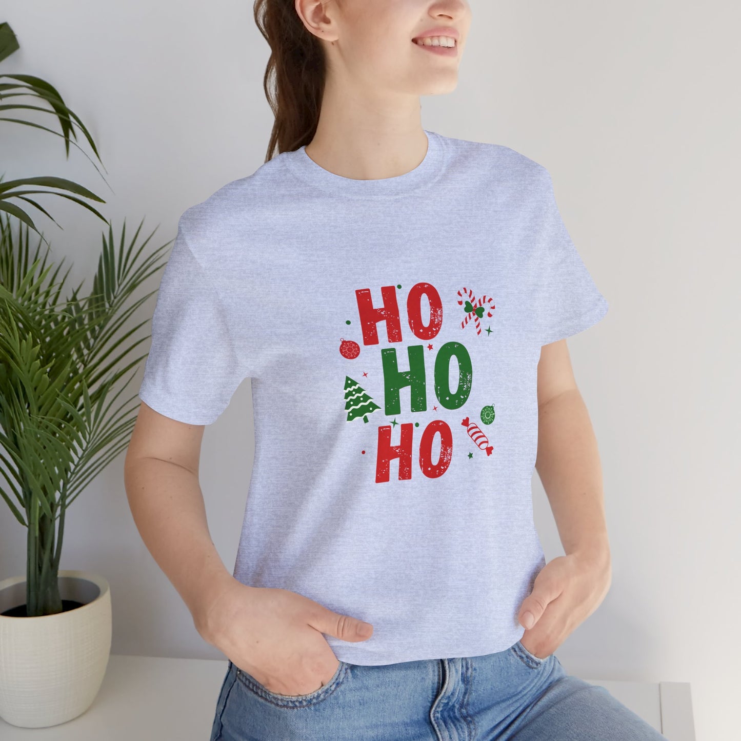 Ho Ho Ho - Unisex Jersey Short Sleeve Tee - 10534