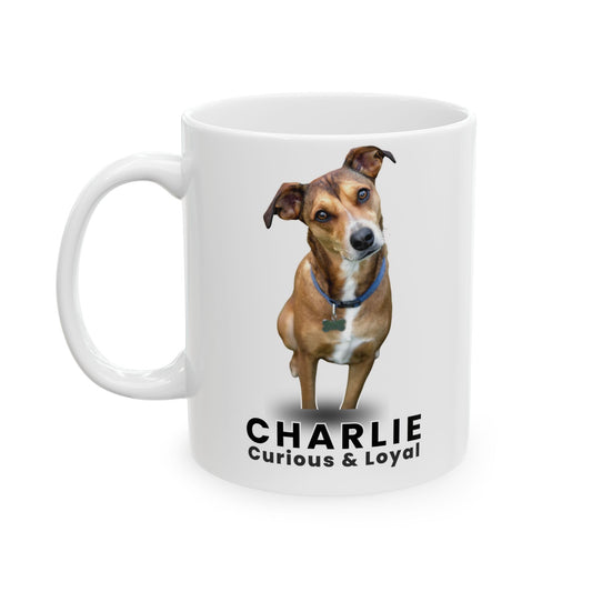 Personalised Dog Name Mug – Custom Pet Coffee Cup (11oz / 15oz) | Dog Lover Gift - 14835