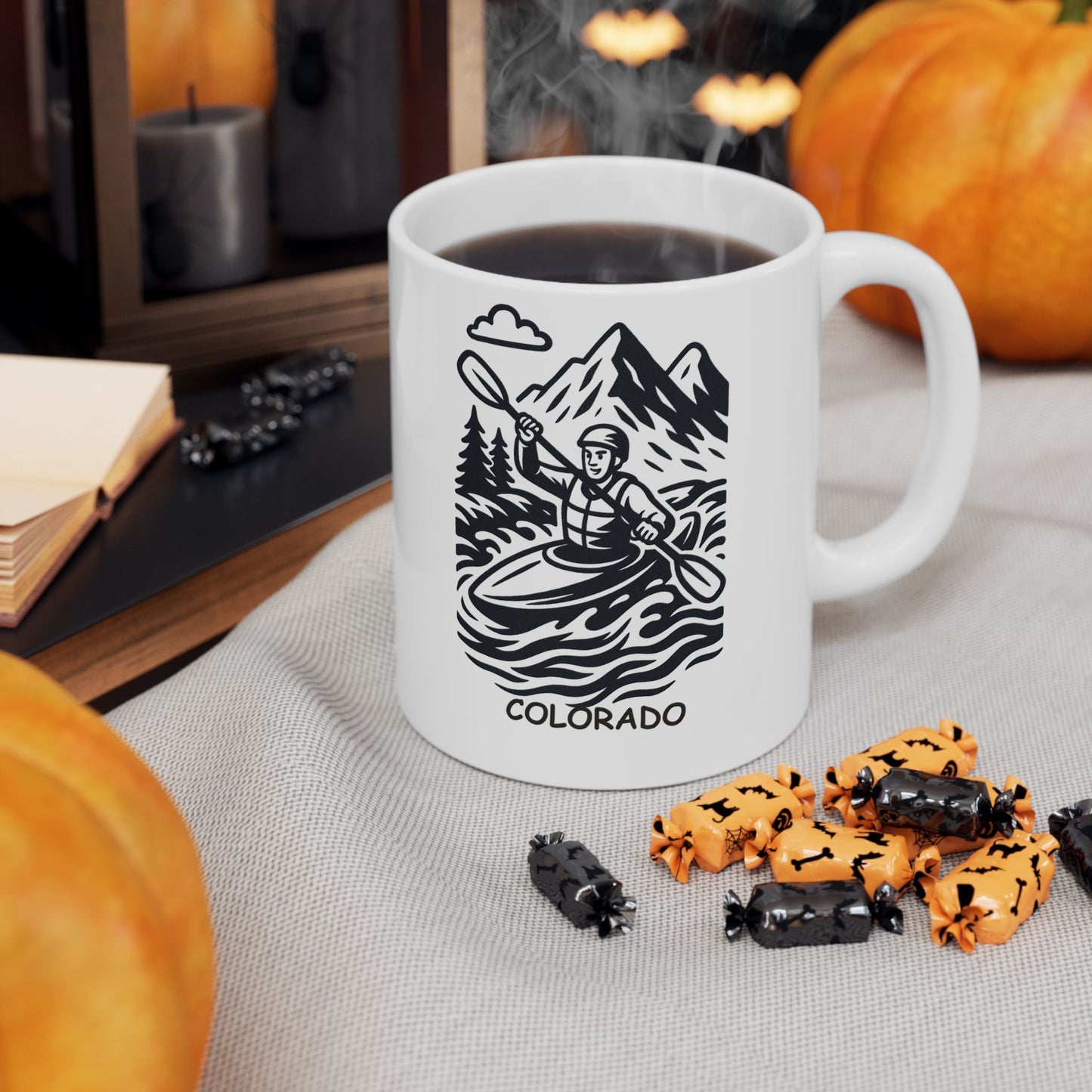 "Colorado: Where even the rivers have an adventurous spirit." Ceramic Mug - 13521