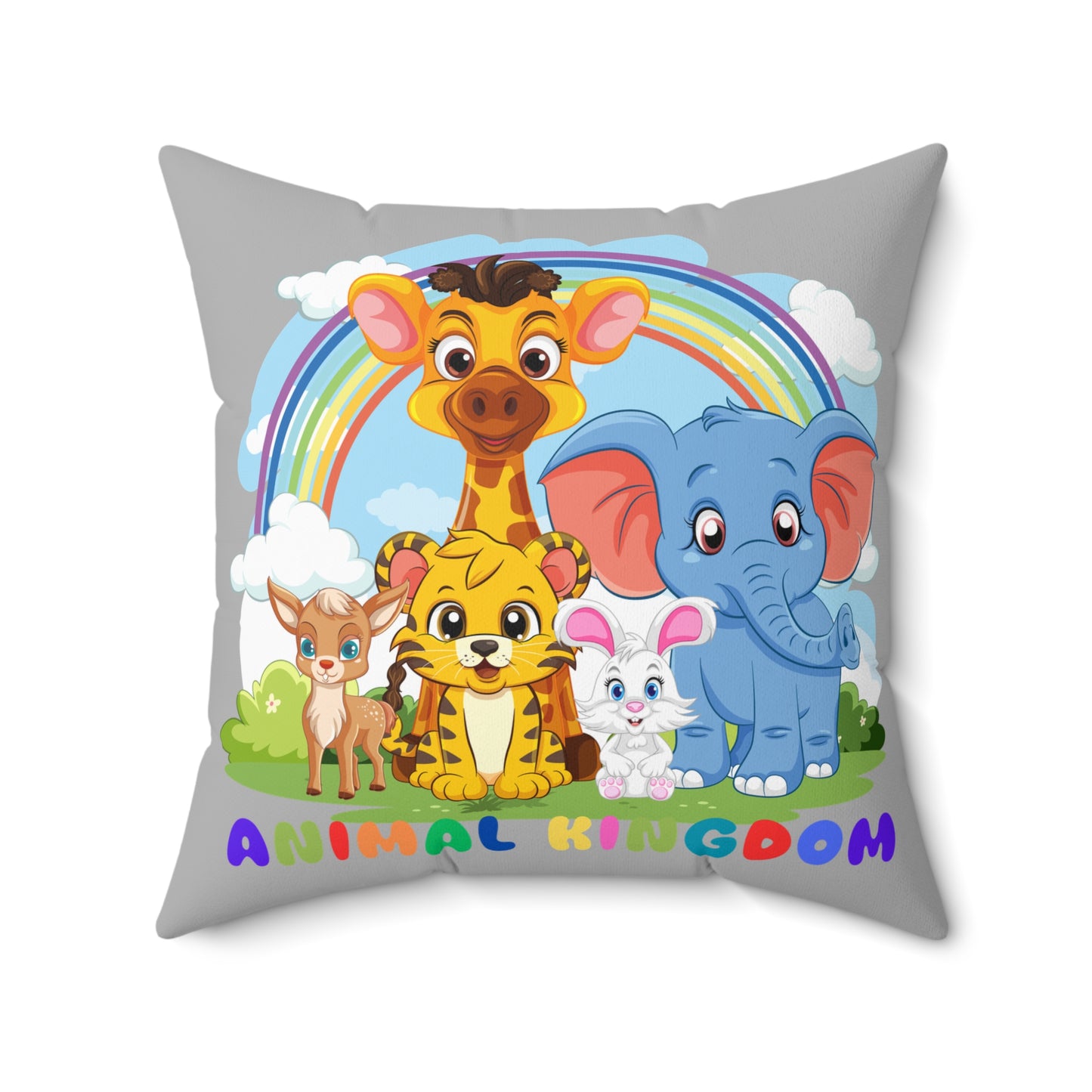 Animal Kingdom - Spun Polyester Square Pillow