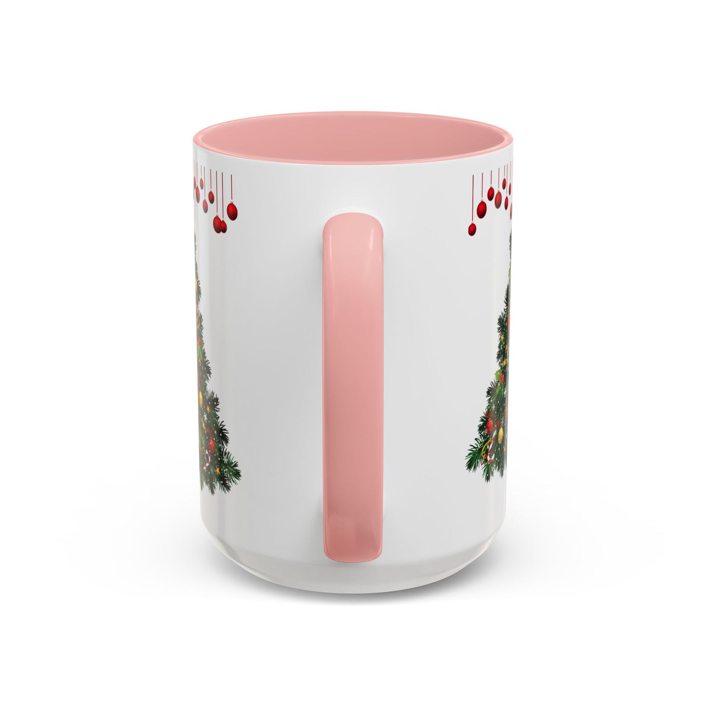 Merry Christmas - Accent Coffee Mug (11, 15oz)