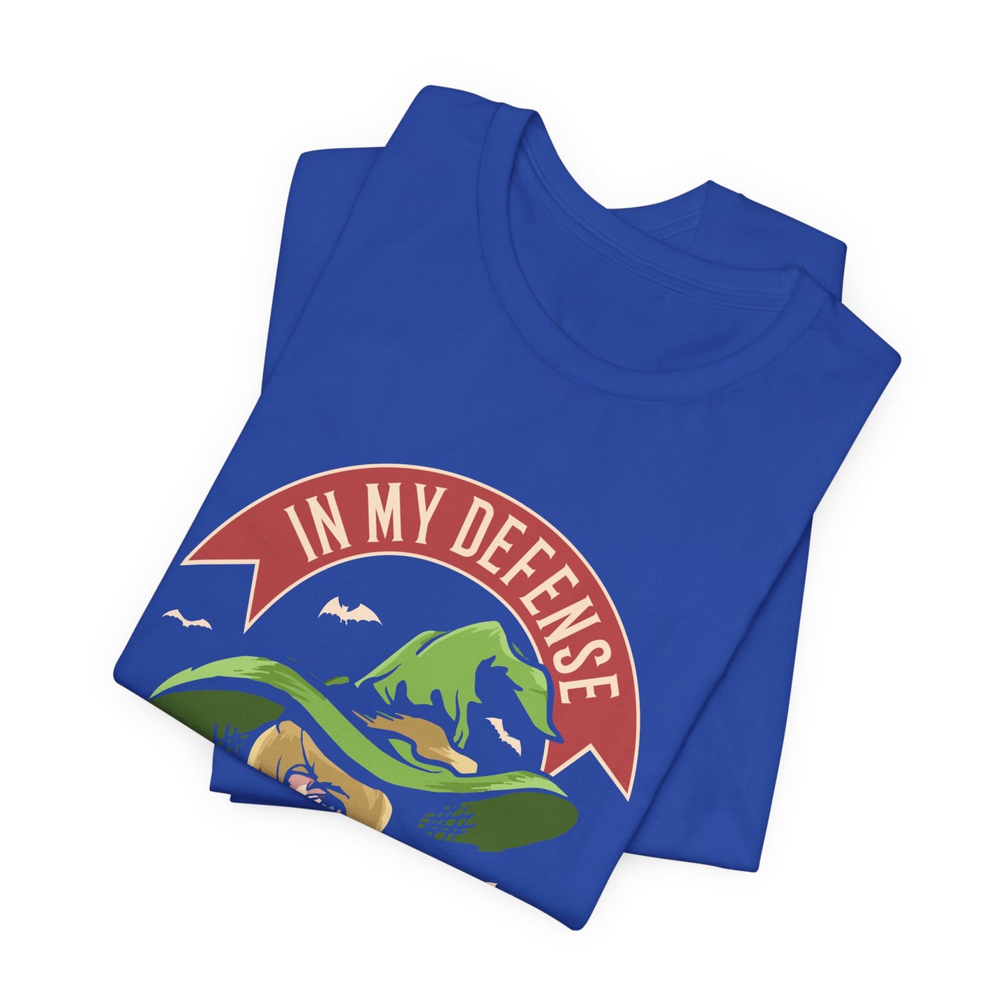 Halloween: In My Defense, The Moon Was Full - Unisex Jersey Short Sleeve Tee - 12923