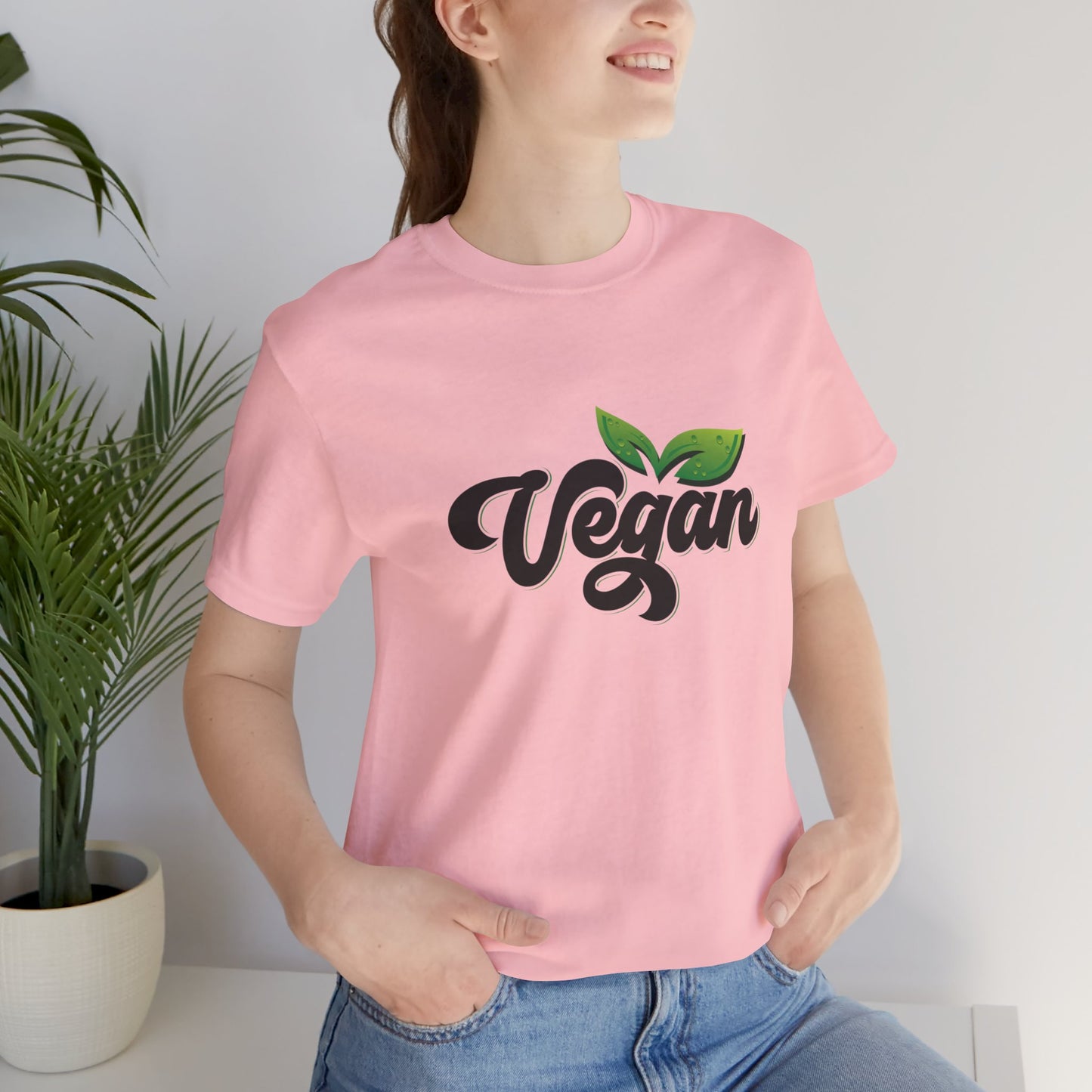 Vegan - Unisex Jersey Short Sleeve Tee