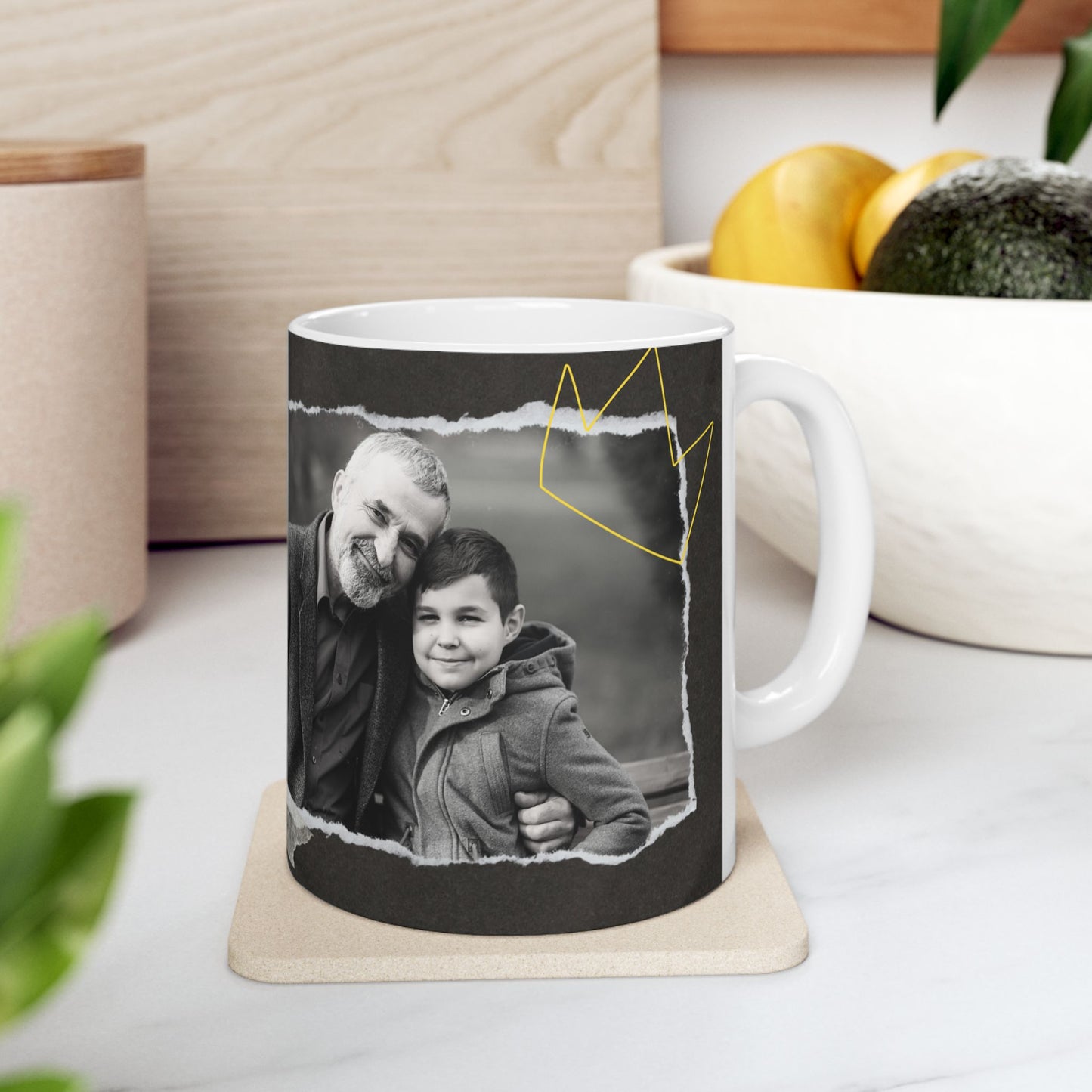 Personalized Ceramic Mug for Grandpa | Unique Gift for Father's Day, Birthday, or Just Because | 11oz and 15oz Sizes - 14063