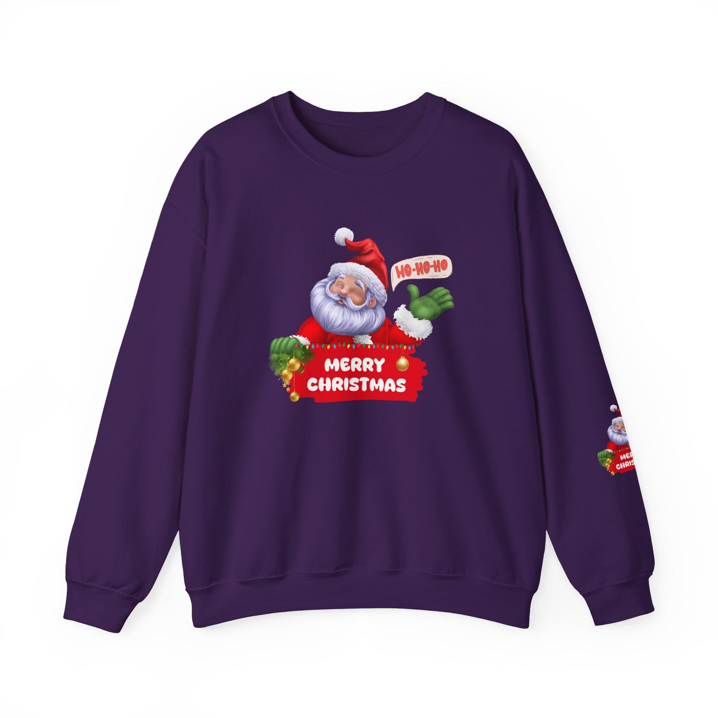 Santa, Hohoho, Merry Christmas - Unisex Heavy Blend™ Crewneck Sweatshirt - 10390