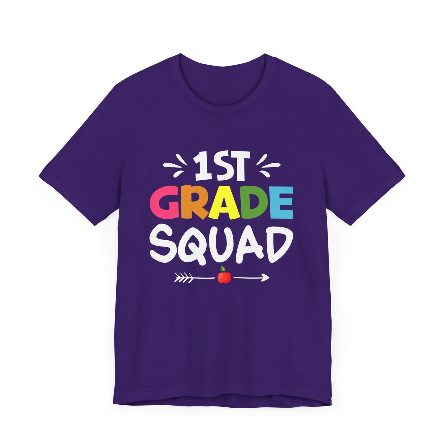 Teacher: 1st Grade Squad - Unisex Jersey Short Sleeve Tee - 13482