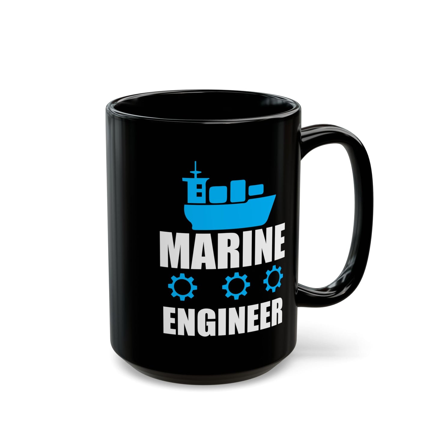 Marine Engineer - Black Mug (11oz, 15oz) - 13574