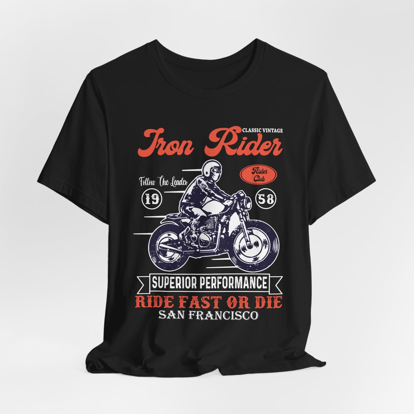 Iron Rider, Superior Performance - Unisex Jersey Short Sleeve Tee