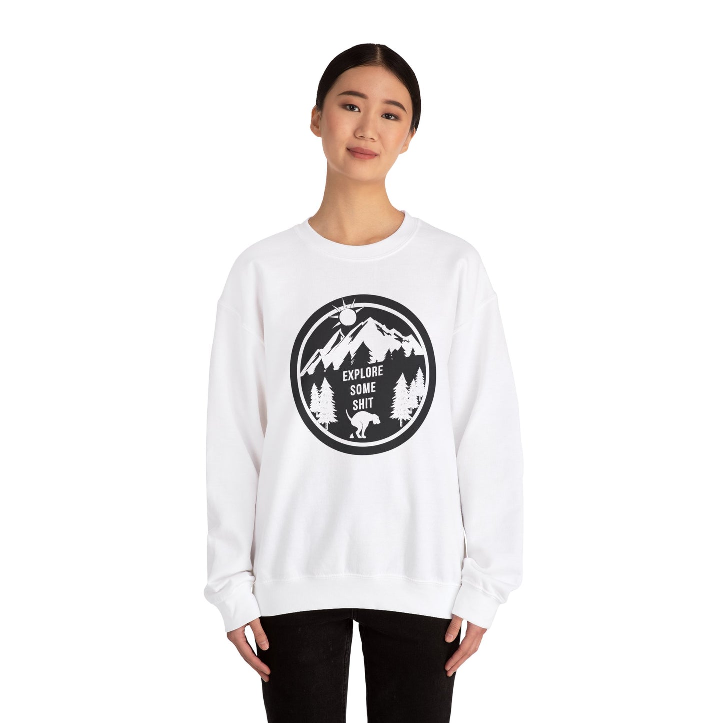 Explore Some Shit - Unisex Heavy Blend™ Crewneck Sweatshirt