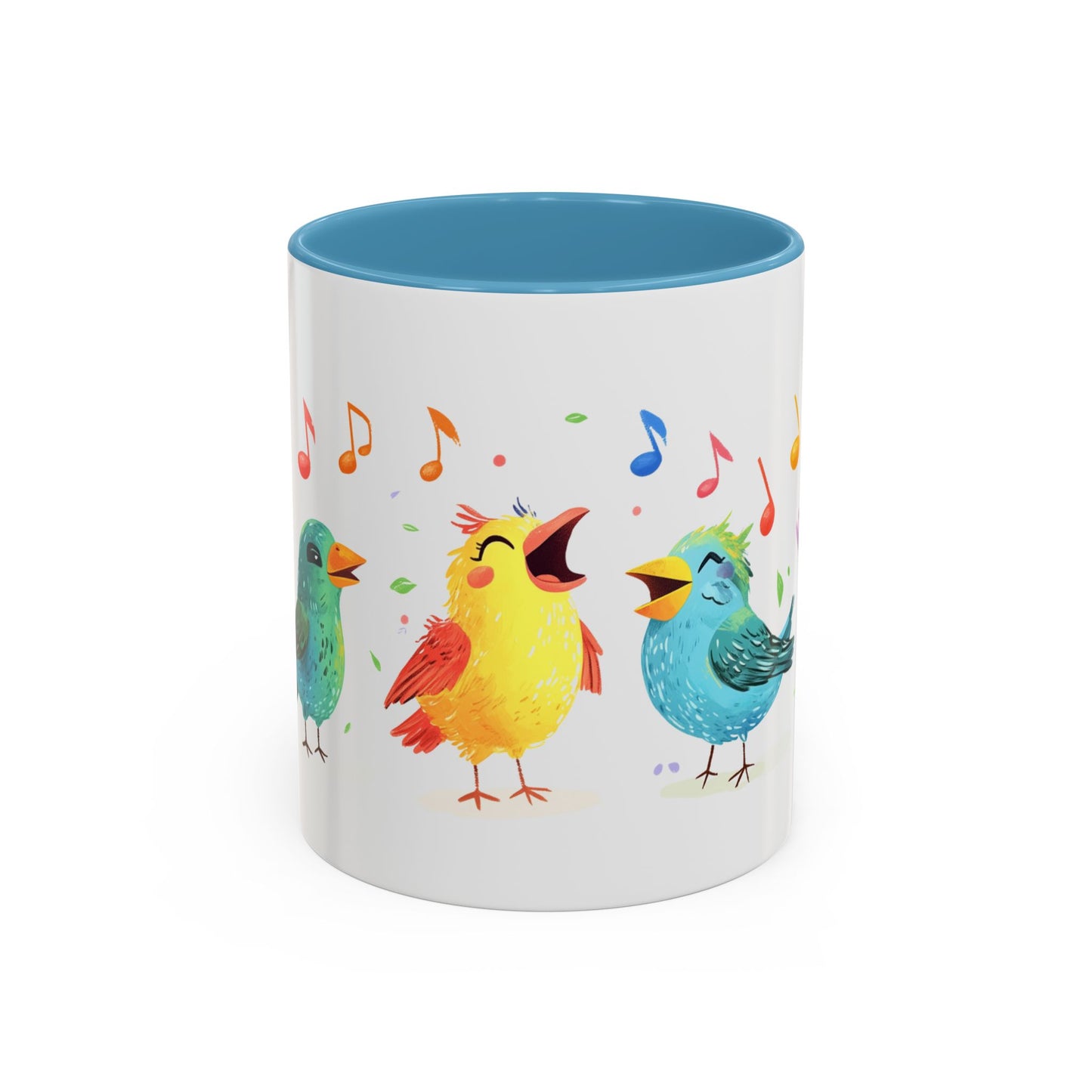 Colorful Birds - Accent Coffee Mug (11, 15oz)