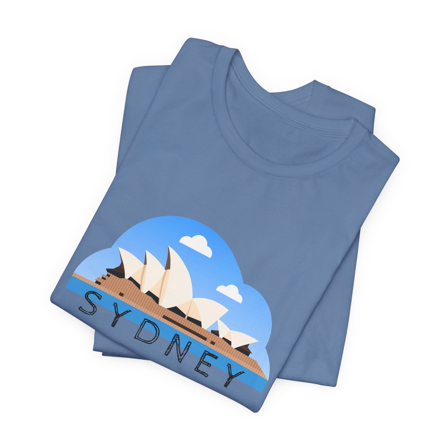 Sydney Graphic Unisex Jersey Tee - Coastal Vibes T-Shirt - 12044