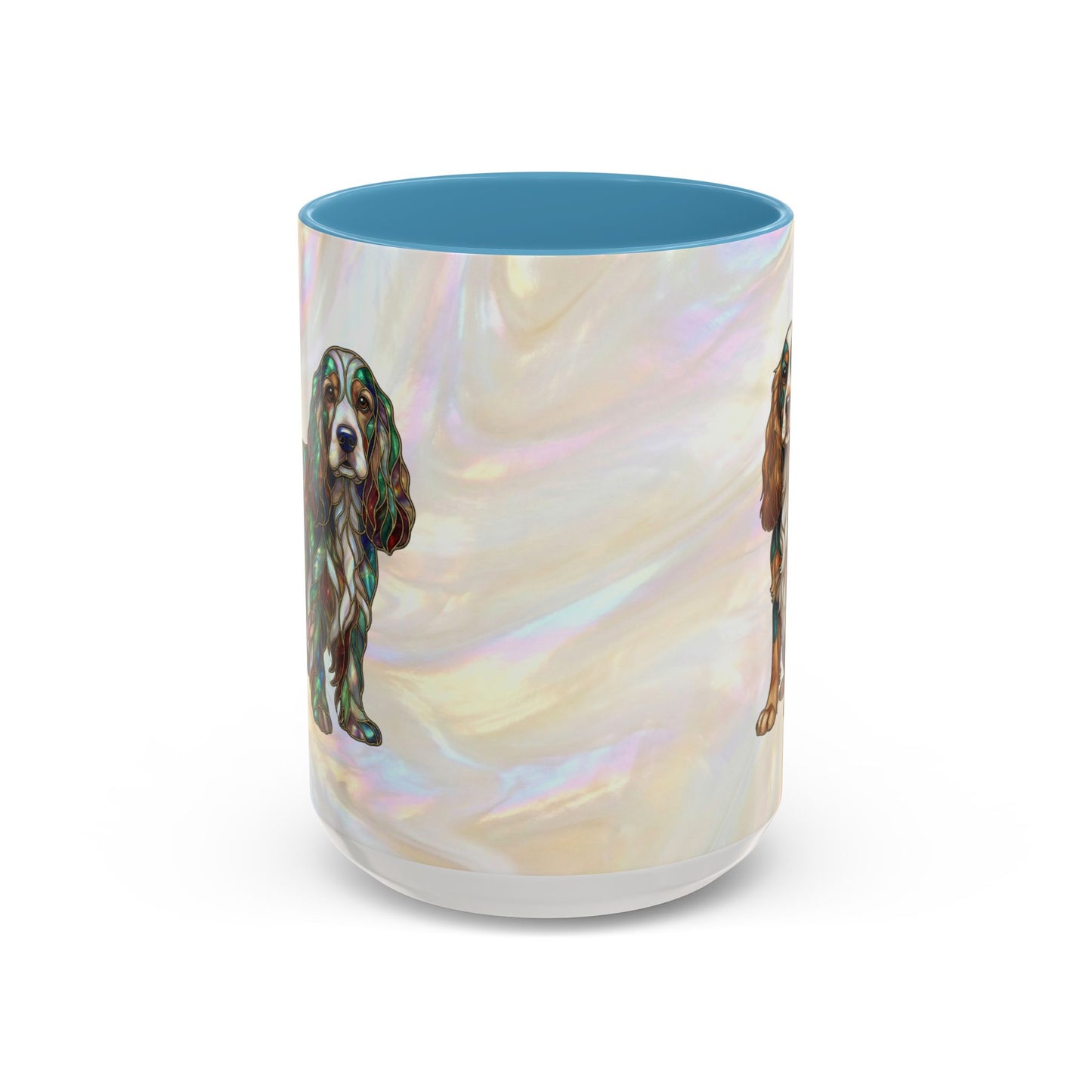 Cocker Spaniel Accent Coffee Mug -Stained Glass Style (11/15oz) - 14626