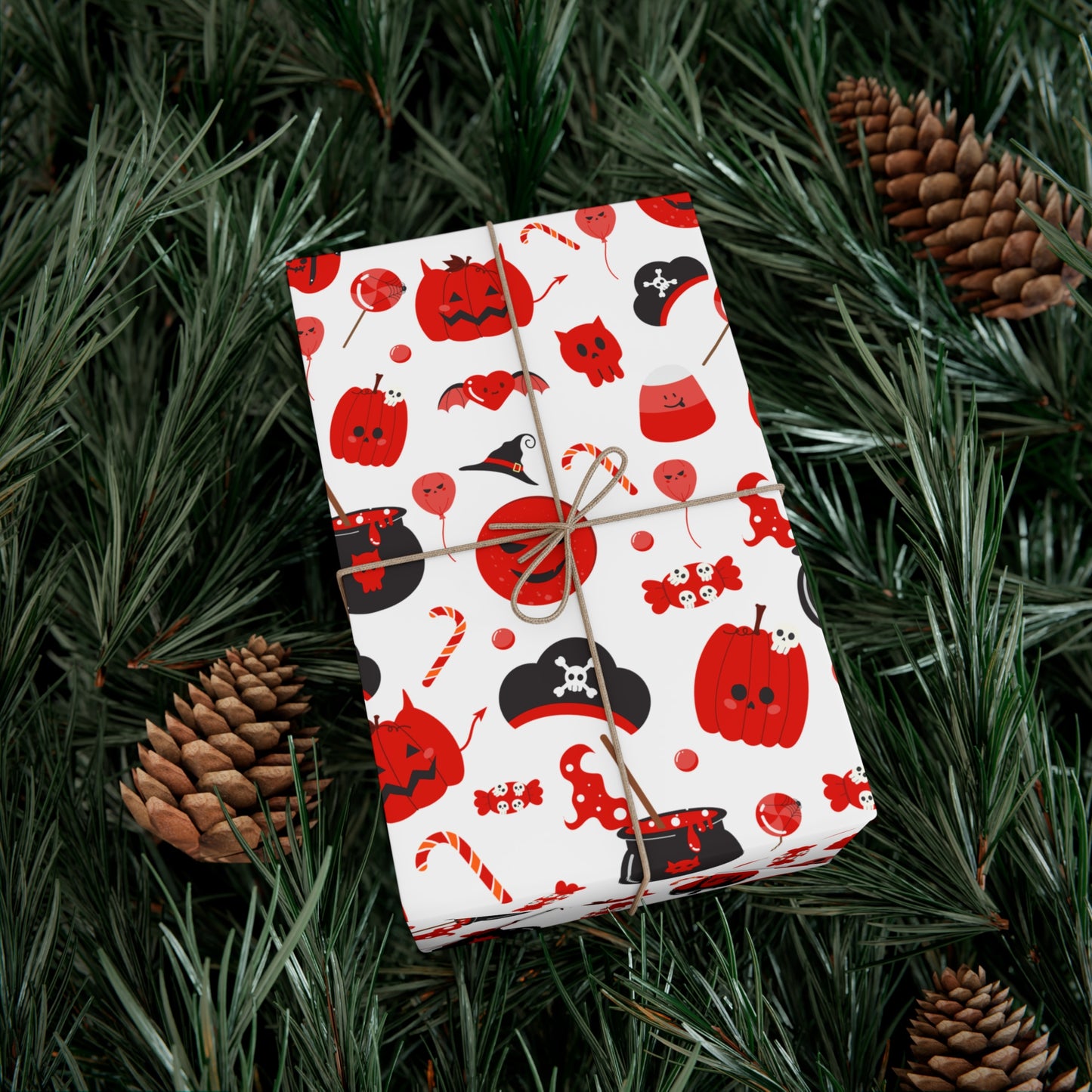 Red Halloween - Gift Wrap Papers