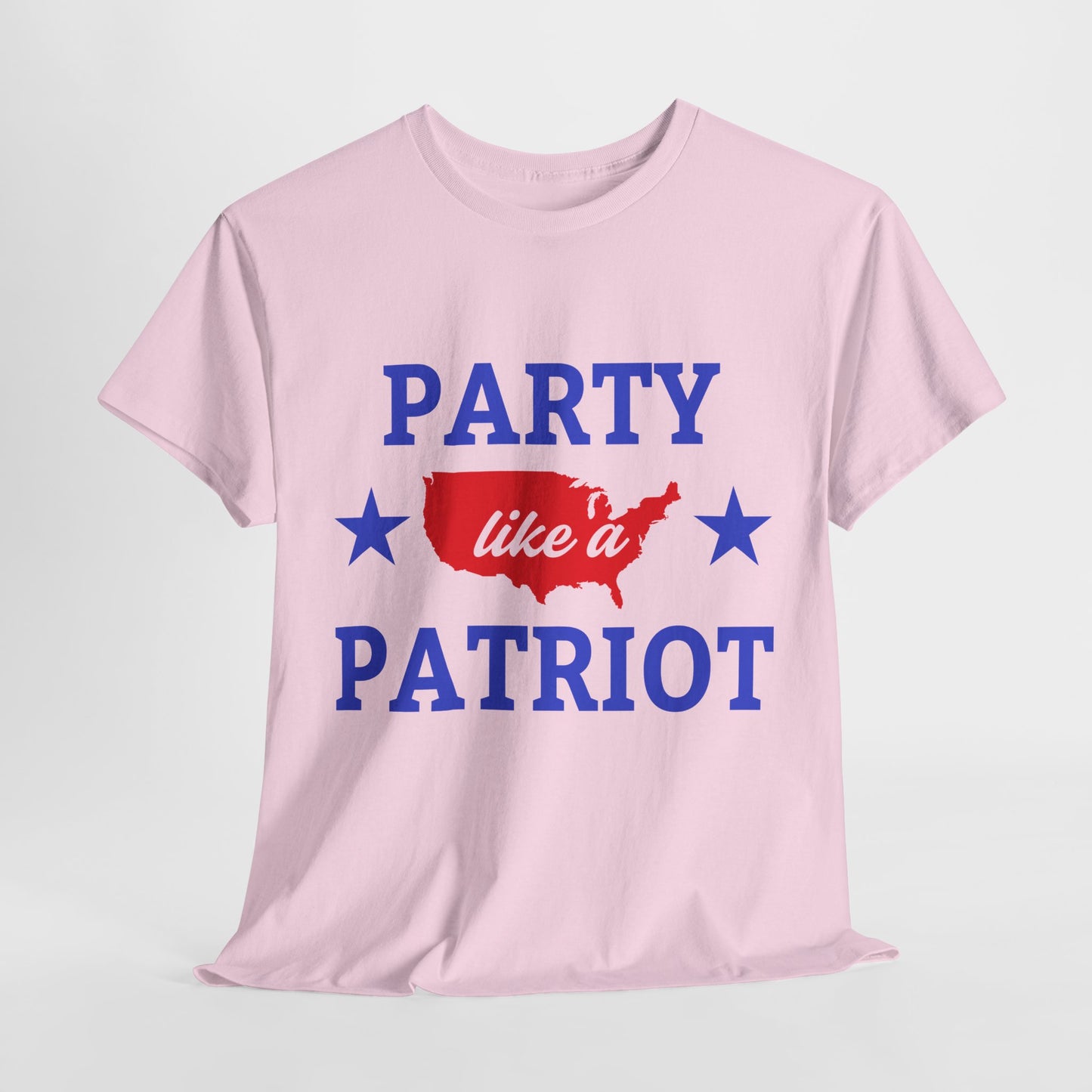 Patriotic Party Tee - Celebrate Independence, Fun Gatherings, BBQs, Gift for Patriots, Unisex Heavy Cotton T-shirt - 13732