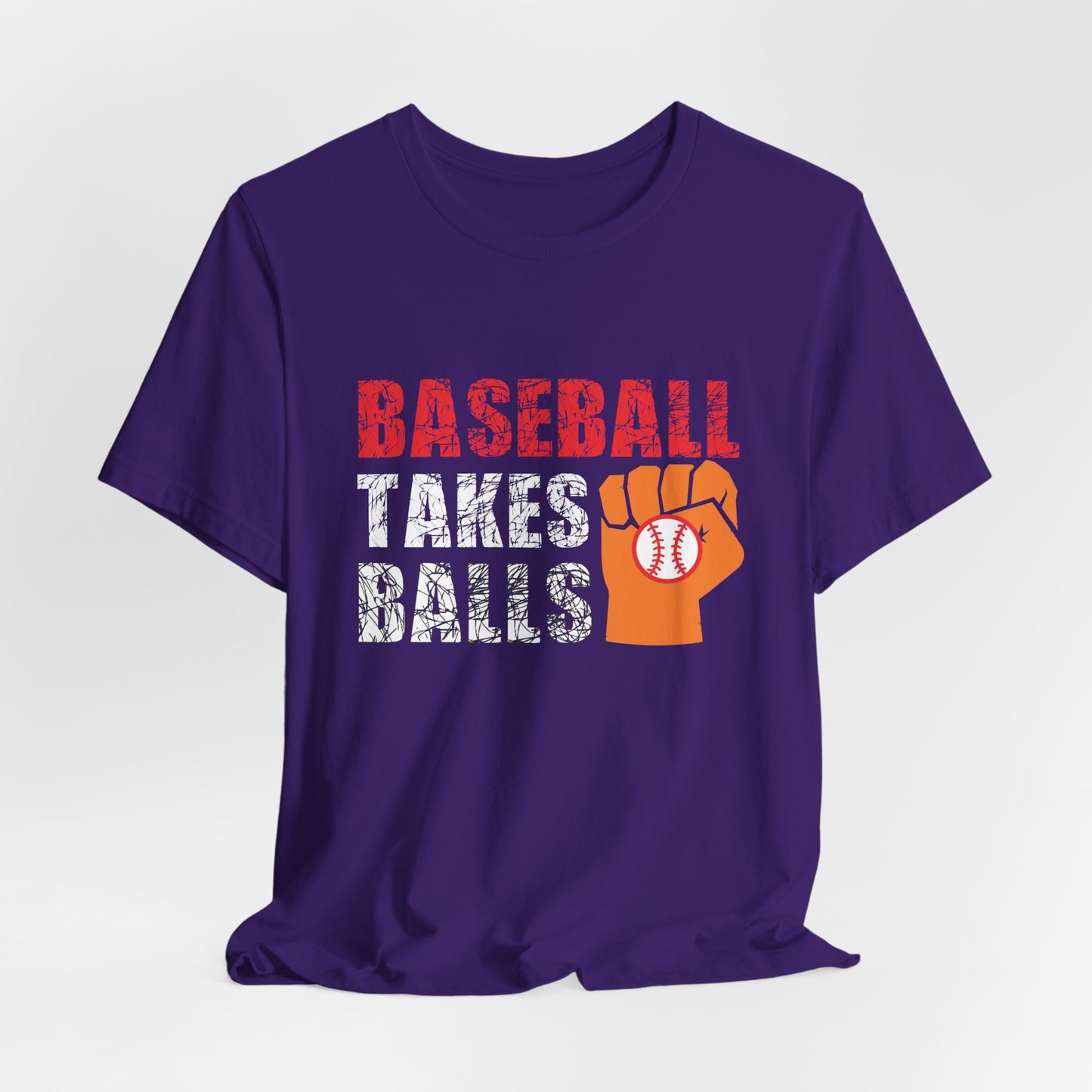Baseball Takes Balls - Unisex Jersey Short Sleeve Tee - 13908