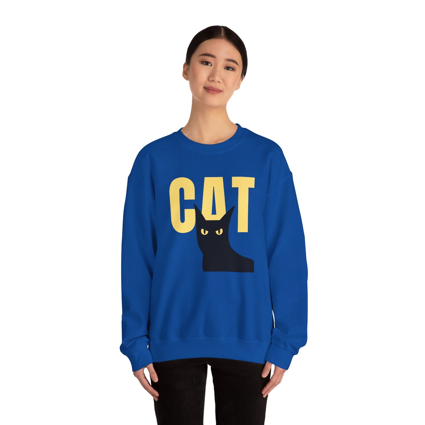 Black Cat - Unisex Heavy Blend™ Crewneck Sweatshirt