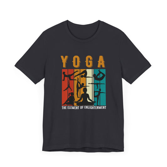 Yoga: Element Of Enlightenment - Unisex Jersey Short Sleeve Tee - 12074