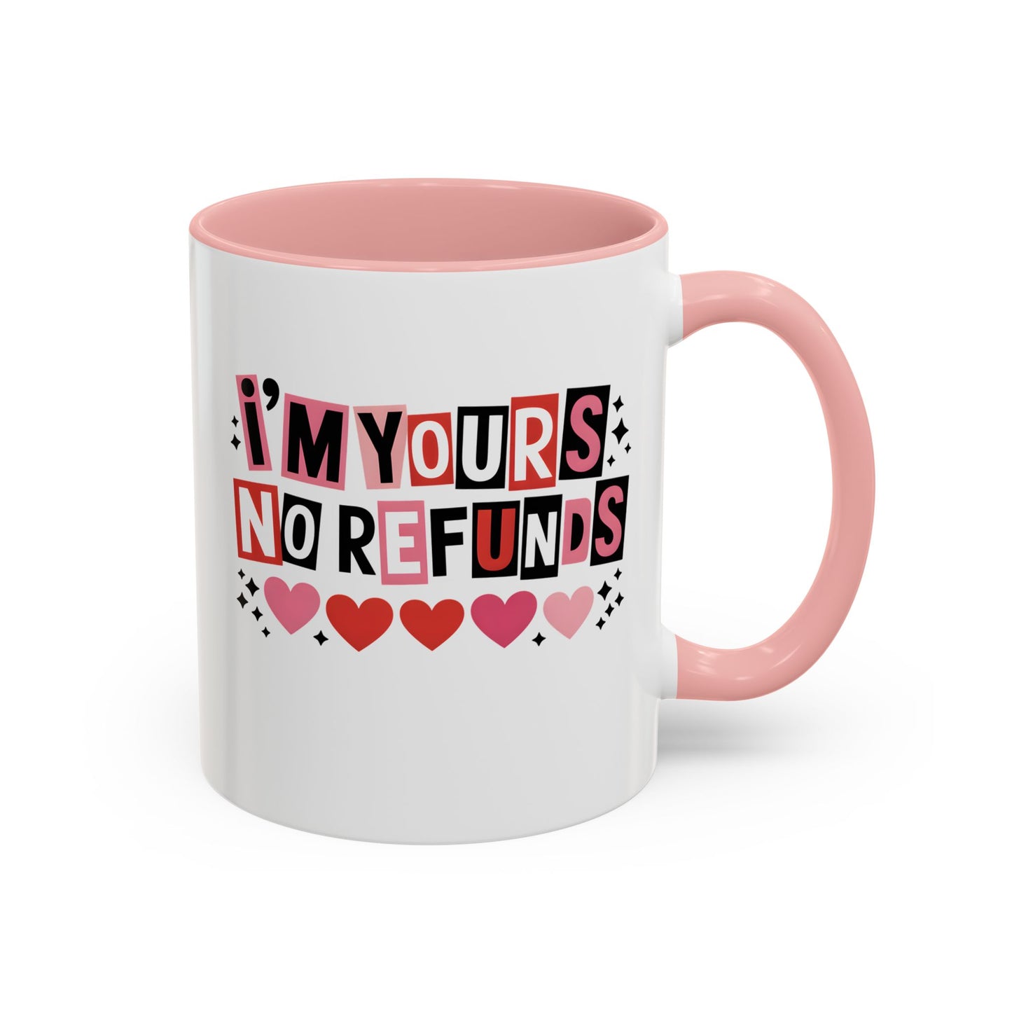 Forever Yours, No Exchanges Valentine Mug – Funny Romantic Coffee Cup Gift (11oz / 15oz) - 14775