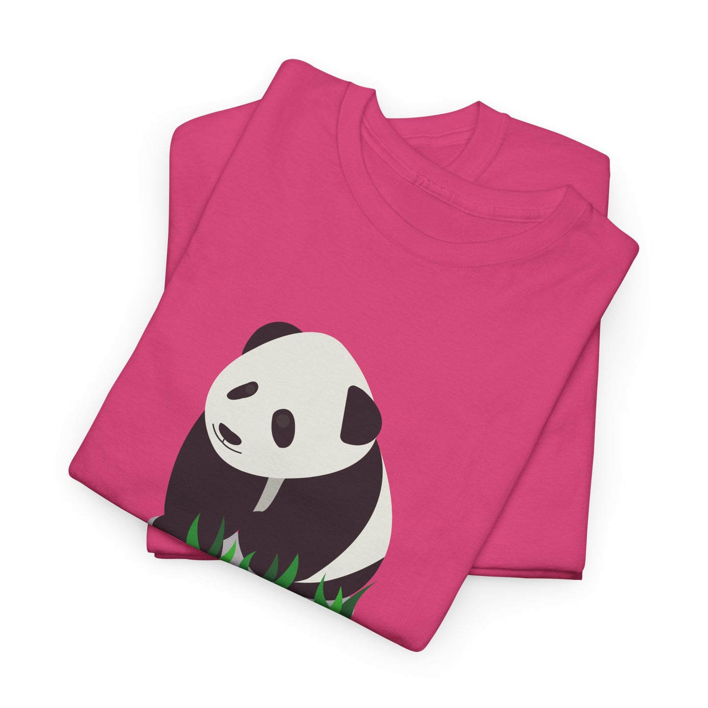 Chengdu Panda Unisex Heavy Cotton Tee - Cozy and Fun Graphic Tee for Animal Lovers - 12206