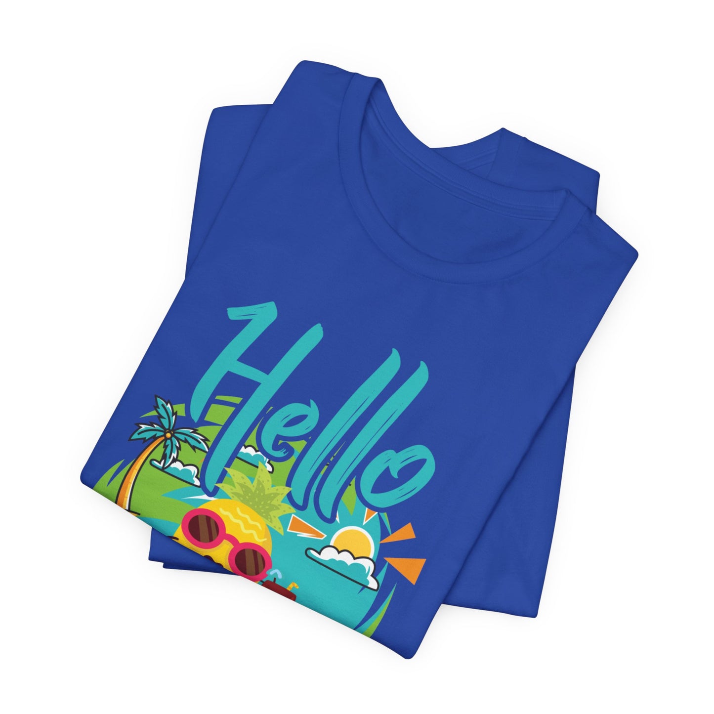 Hello Summer - Unisex Jersey Short Sleeve Tee - 13088